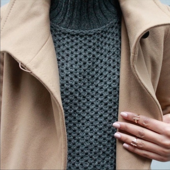 Aritzia Wilfred Camel Wool Coat - Picture 4 of 8